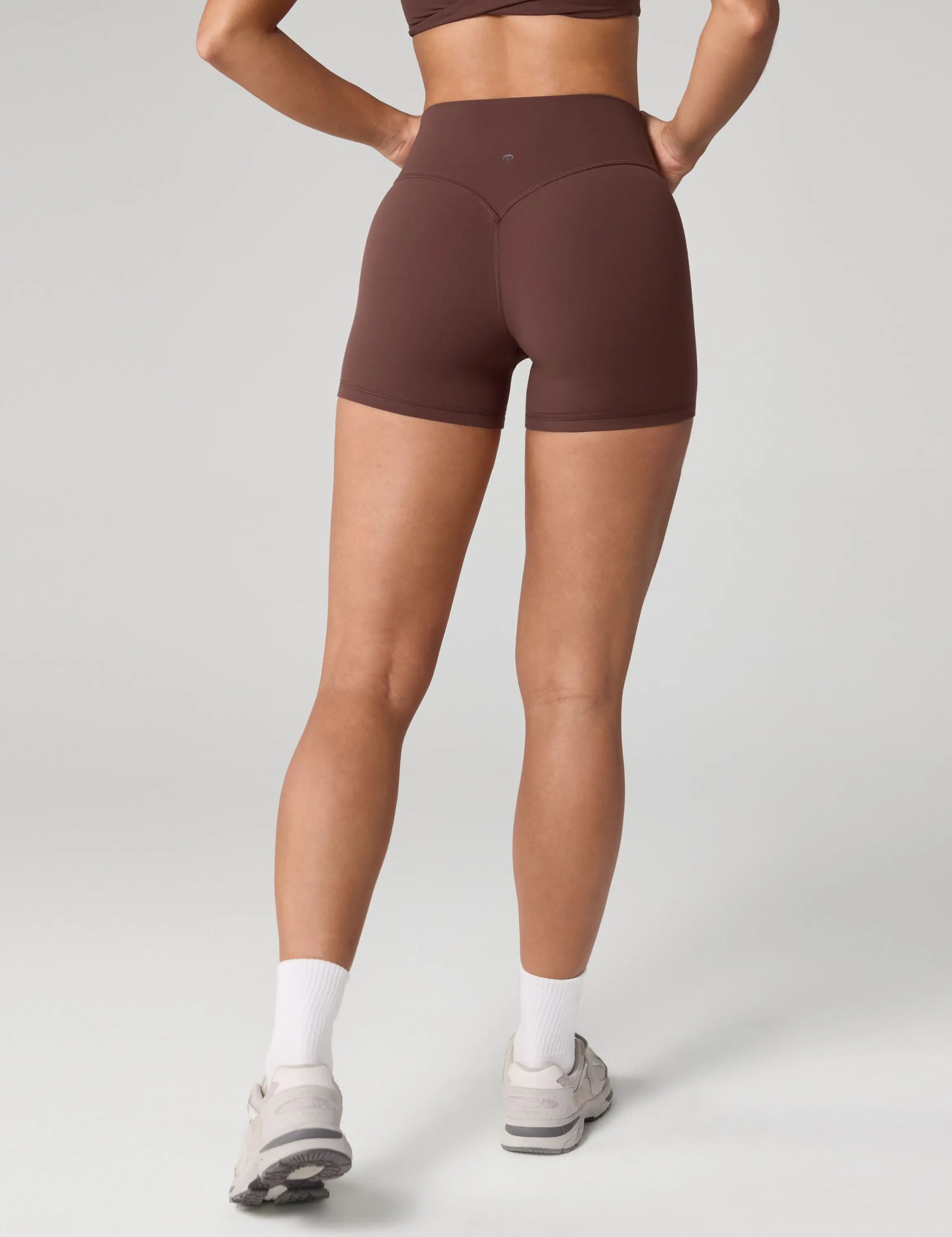 Sunzel Women’S Crossover Biker Shorts, V-Waist High-Rise Yoga/Workout Gym Shorts with No Front Seam and Tummy Control